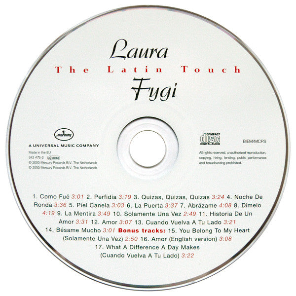 Laura Fygi : The Latin Touch (CD, Album)