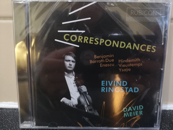 Arthur Benjamin, Pedar Barratt-Due, George Enescu, Paul Hindemith, Henri Vieuxtemps, Eugène Ysaÿe, Eivind Holtsmark Ringstad, David Meier (4) : Correspondances (CD)