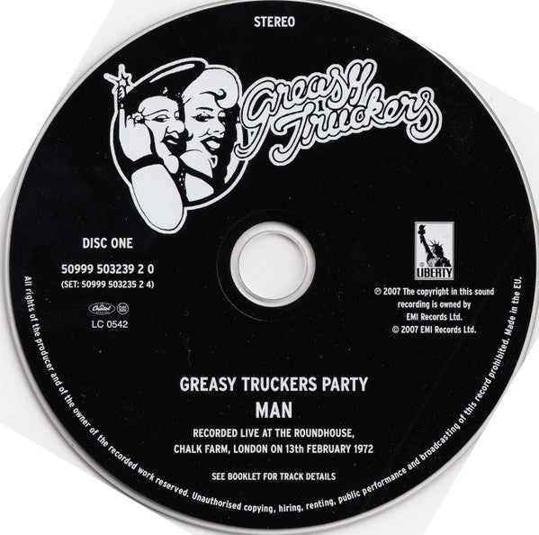 Various : Greasy Truckers Party (3xCD, Album, RE, RM, Rem)