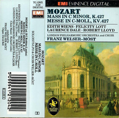 Wolfgang Amadeus Mozart, Edith Wiens, Felicity Lott, Laurence Dale, Robert Lloyd (4), Franz Welser-Möst : Mass In C Minor, K.427 = Messe In C-Moll, KV.427 (Cass)