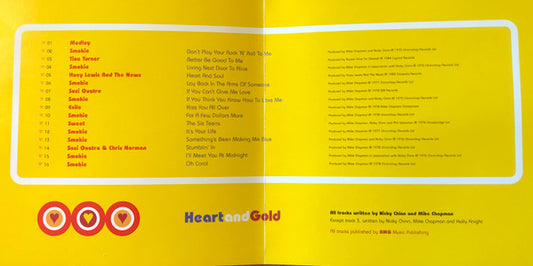 Chinn And Chapman : Heart And Gold (CD, Comp, Promo)