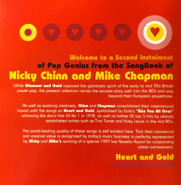 Chinn And Chapman : Heart And Gold (CD, Comp, Promo)