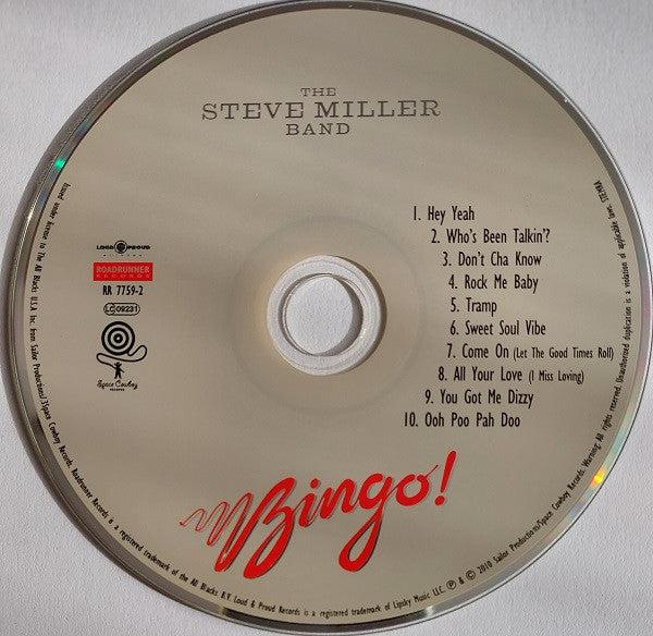 Steve Miller Band : Bingo! (CD, Album, Tri)