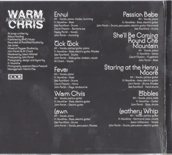 Aldous Harding : Warm Chris (CD, Album)