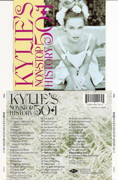 Kylie Minogue : Kylie's Non-Stop History 50+1 (CD, Comp, Mixed)