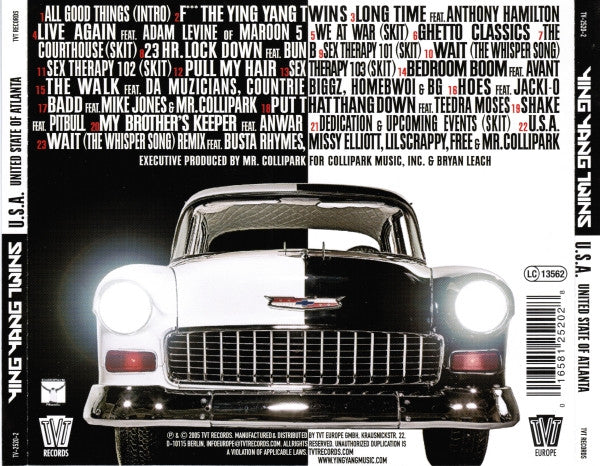 Ying Yang Twins : U.S.A. United State Of Atlanta (CD, Album)