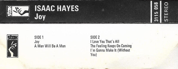 Isaac Hayes : Joy (Cass, Album)