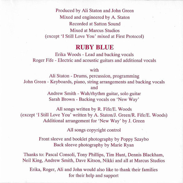 Ruby Blue : Almost Naked (CD, Album)
