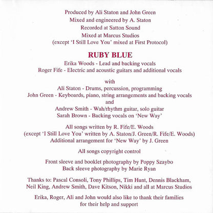 Ruby Blue : Almost Naked (CD, Album)