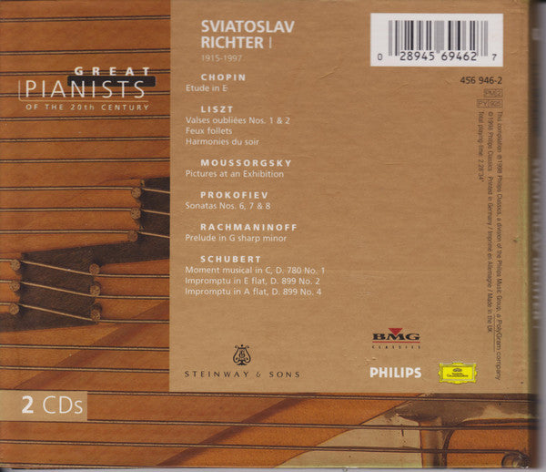 Sviatoslav Richter : Sviatoslav Richter I (2xCD, Comp)