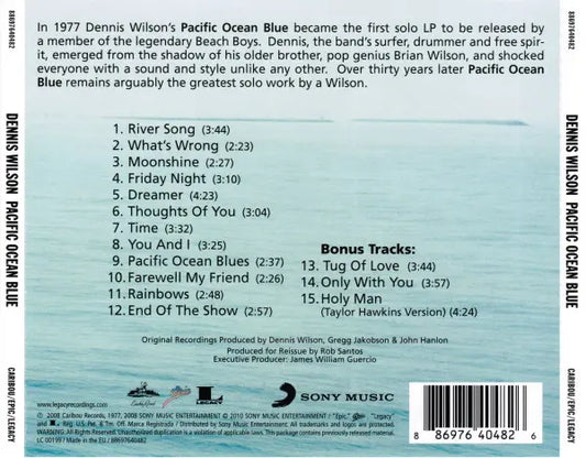 Dennis Wilson (2) : Pacific Ocean Blue (CD, Album, RE)