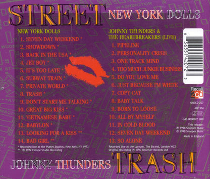 Johnny Thunders / New York Dolls : Street Trash (2xCD, Comp)