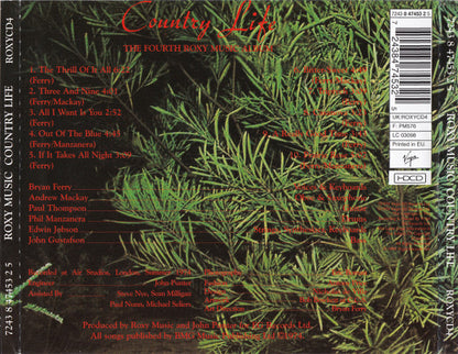 Roxy Music : Country Life (HDCD, Album, RE, RM)
