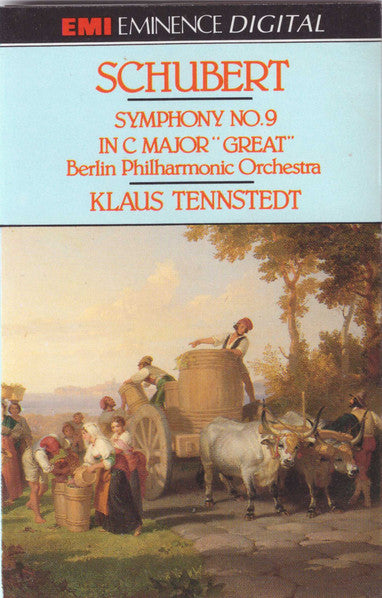 Franz Schubert, Berliner Philharmoniker, Klaus Tennstedt : Symphony No. 9 In C Major "Great" (Cass, Album, RE)