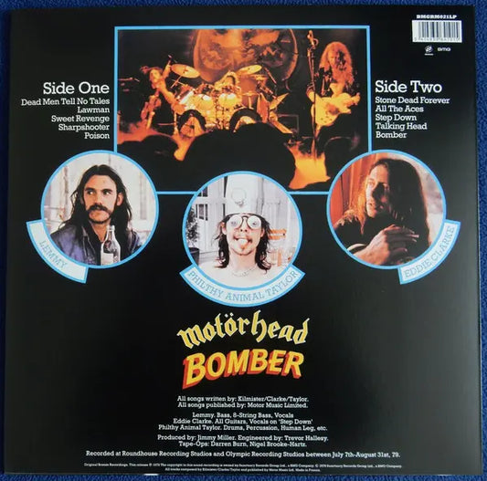 Motörhead : Bomber (LP, Album, RE)