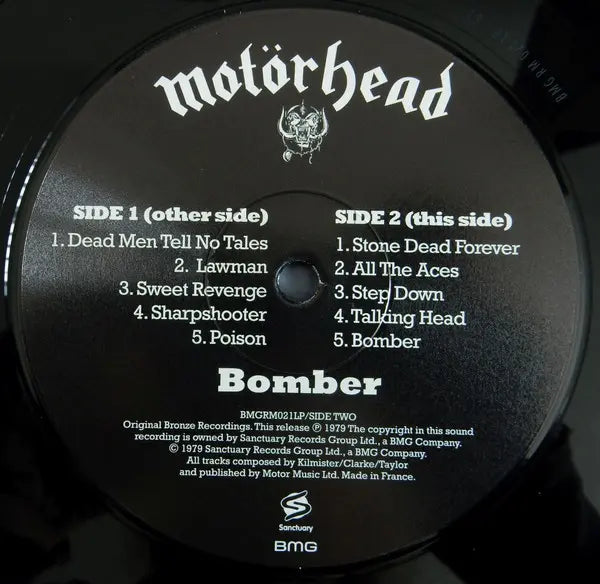 Motörhead : Bomber (LP, Album, RE)