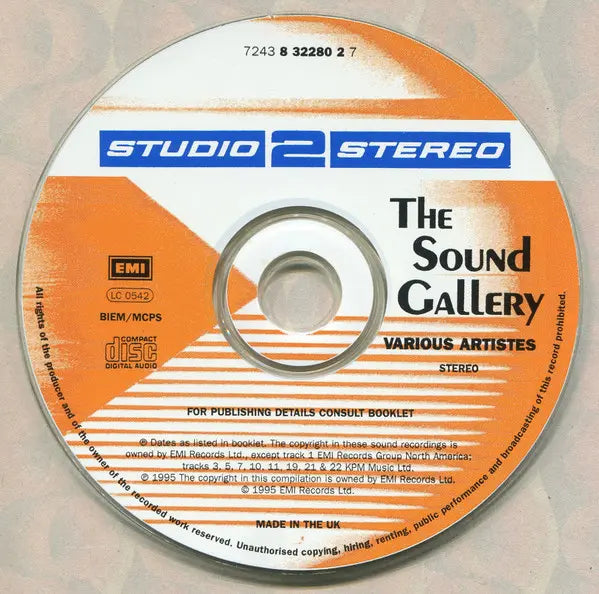 Various : The Sound Gallery Volume One (CD, Album, Comp)
