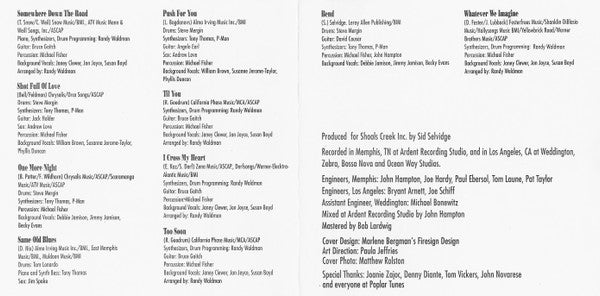 Cybill Shepherd : Somewhere Down The Road (CD, Album)