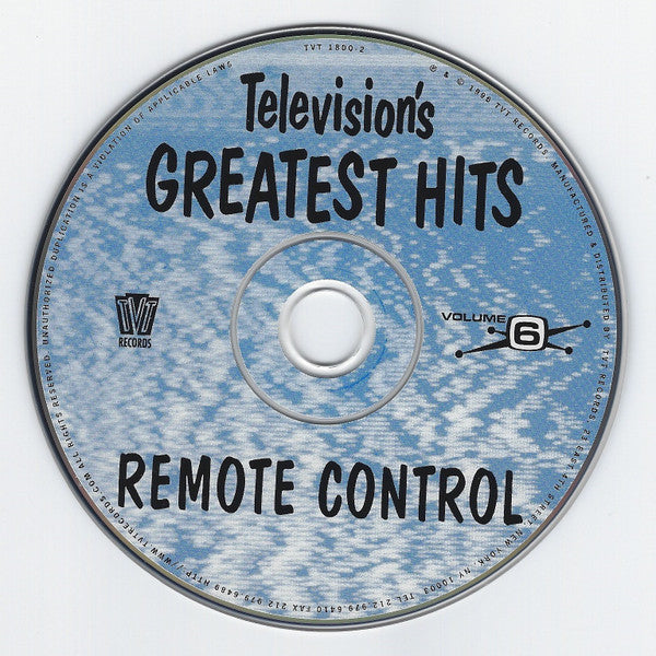 Various : Television's Greatest Hits - Volume 6 - Remote Control (CD, Comp, 3D )