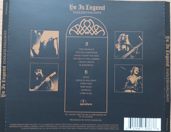 He Is Legend : Endless Hallway (CD, Album)