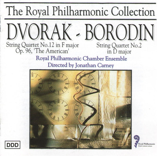 Antonín Dvořák / Alexander Borodin - The Royal Philharmonic Chamber Ensemble, Jonathan Carney : String Quartet No. 12 In F Major, Op. 96, 'The American' / String Quartet No. 2 In D Major (CD)