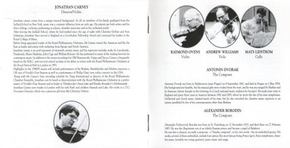 Antonín Dvořák / Alexander Borodin - The Royal Philharmonic Chamber Ensemble, Jonathan Carney : String Quartet No. 12 In F Major, Op. 96, 'The American' / String Quartet No. 2 In D Major (CD)