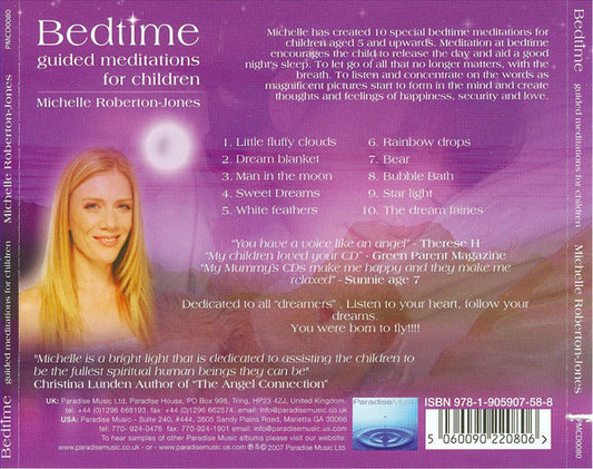 Michelle Roberton-Jones : Bedtime: Guided Meditations For Children (CD, Album)