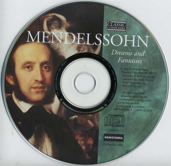 Felix Mendelssohn-Bartholdy : Dreams And Fantasies (CD, Comp)