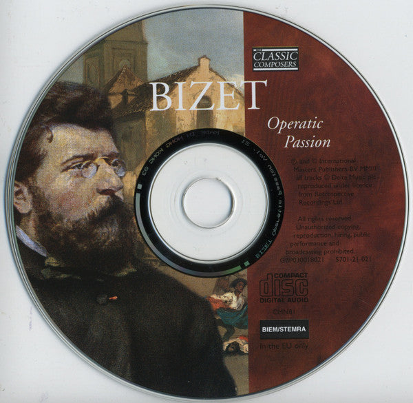 Georges Bizet : Operatic Passion (CD, Comp, Har)