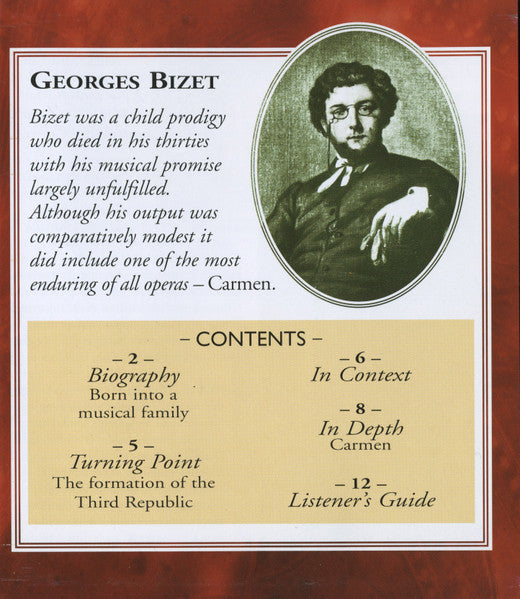 Georges Bizet : Operatic Passion (CD, Comp, Har)