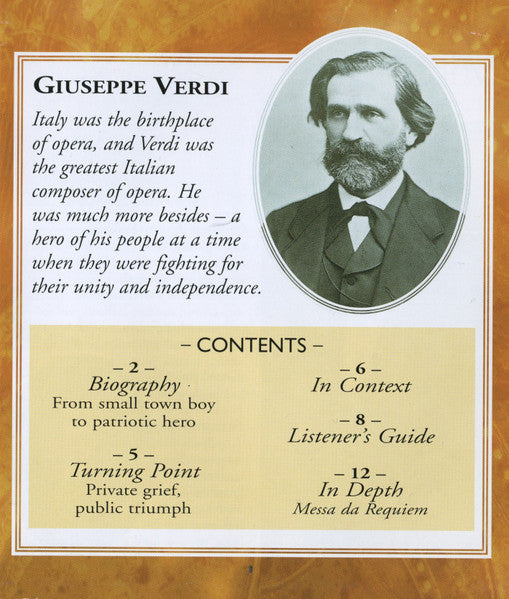 Giuseppe Verdi : Operatic Masterpieces (CD, Comp)