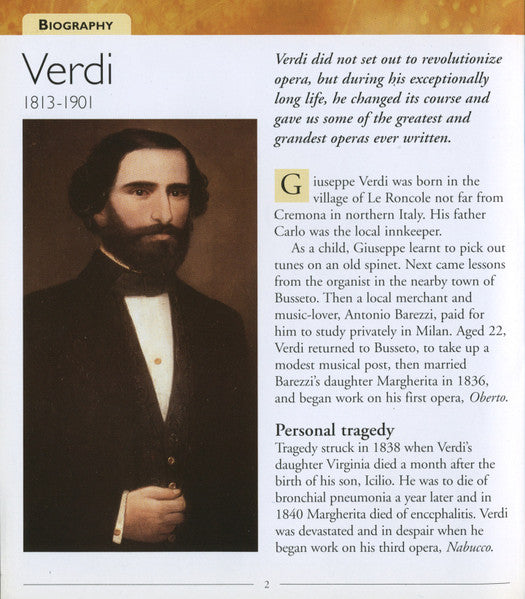 Giuseppe Verdi : Operatic Masterpieces (CD, Comp)