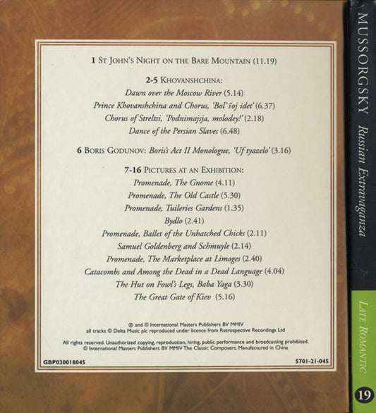 Modest Mussorgsky : Russian Extravaganza (CD, Comp, Har)