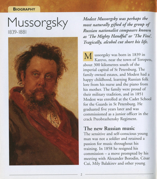 Modest Mussorgsky : Russian Extravaganza (CD, Comp, Har)