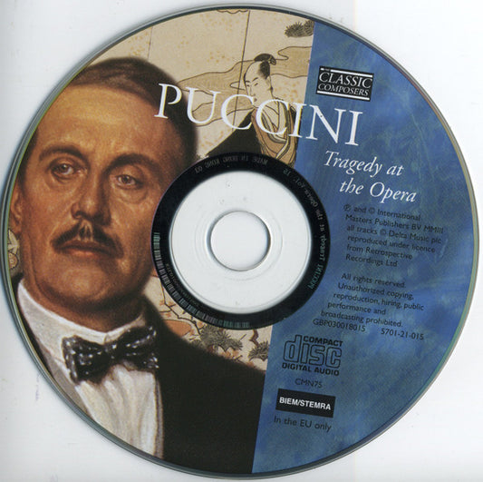 Giacomo Puccini : Tragedy At The Opera (CD, Comp, Har)