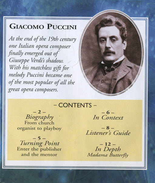 Giacomo Puccini : Tragedy At The Opera (CD, Comp, Har)