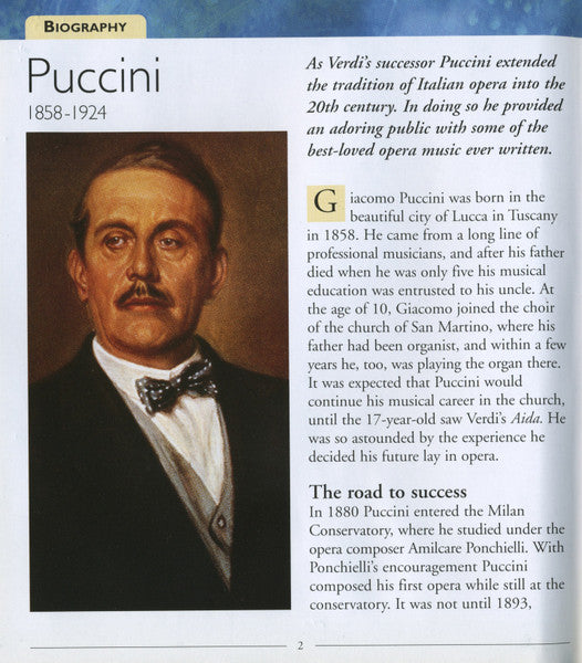 Giacomo Puccini : Tragedy At The Opera (CD, Comp, Har)