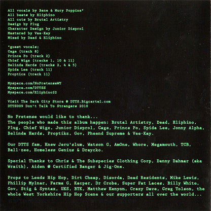 No Pretense : Music & Mouthwords (CD, Album)