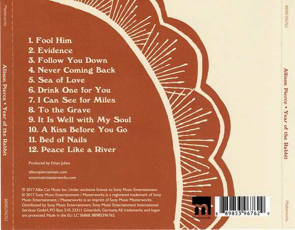 Allison Pierce : Year Of The Rabbit (CD)