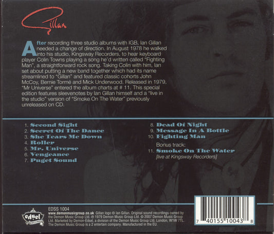 Gillan : Mr. Universe (CD, Album, RE, RM)