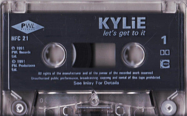 Kylie Minogue : Let's Get To It (Cass, Album)