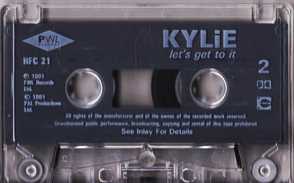 Kylie Minogue : Let's Get To It (Cass, Album)