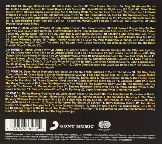 Various : Now 100 Hits Legends (5xCD, Comp, Dig)