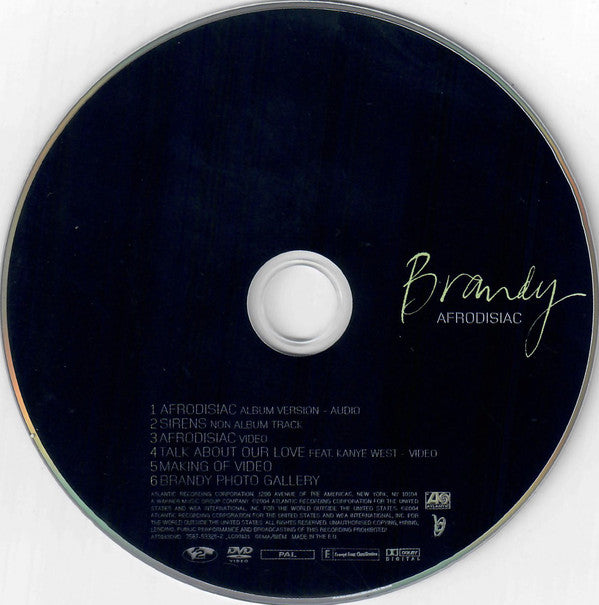Brandy (2) : Afrodisiac (DVD, Single, PAL)
