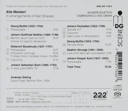 Andreas Sieling (2), Karl Straube : Alte Meister! In Bearbeitung Durch Karl Straube (SACD, Hybrid, Multichannel)
