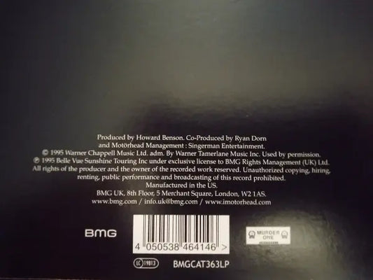 Motörhead : Sacrifice (LP, Album, RE)