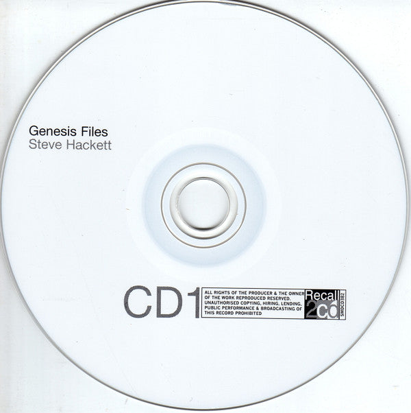 Steve Hackett : Genesis Files (2xCD, Comp)