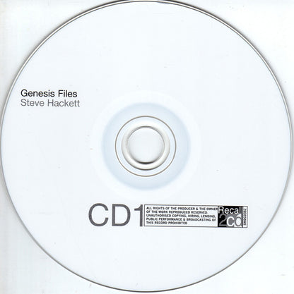 Steve Hackett : Genesis Files (2xCD, Comp)