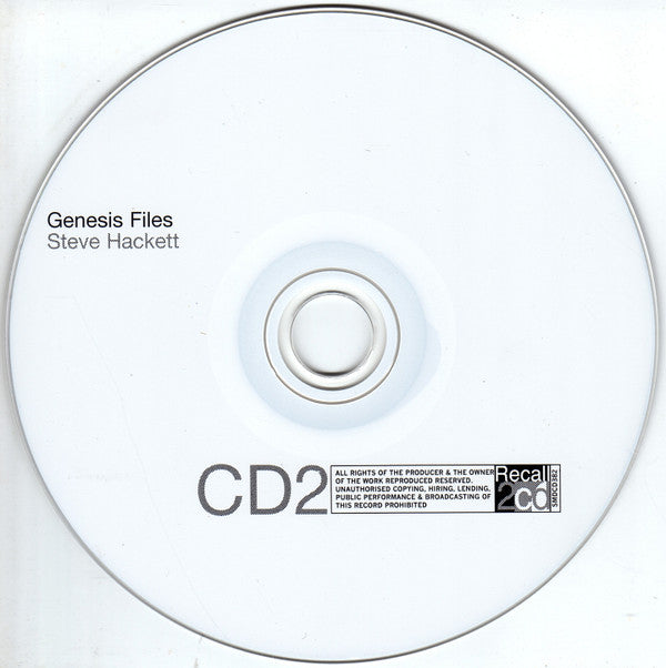 Steve Hackett : Genesis Files (2xCD, Comp)