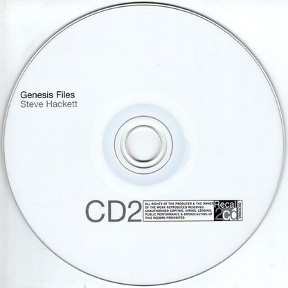 Steve Hackett : Genesis Files (2xCD, Comp)